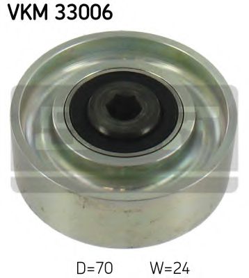 VKM 33006 SKF Deflection/Guide Pulley, v-ribbed belt