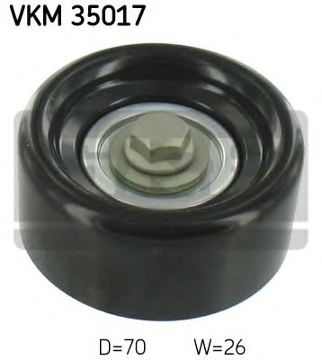 VKM 35017 SKF Belt Drive Deflection/Guide Pulley, v-ribbed belt