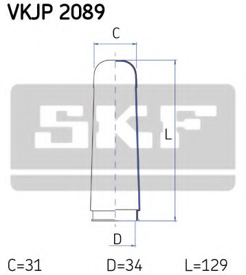 VKJP 2089 SKF Bellow Set, steering