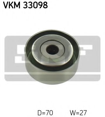 VKM 33098 SKF Deflection/Guide Pulley, v-ribbed belt
