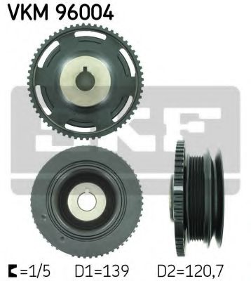 VKM 96004 SKF Belt Pulley, crankshaft
