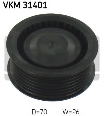 VKM 31401 SKF Deflection/Guide Pulley, v-ribbed belt