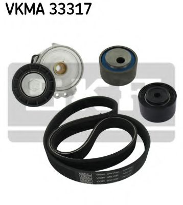 VKMA 33317 SKF Belt Drive V-Ribbed Belt Set