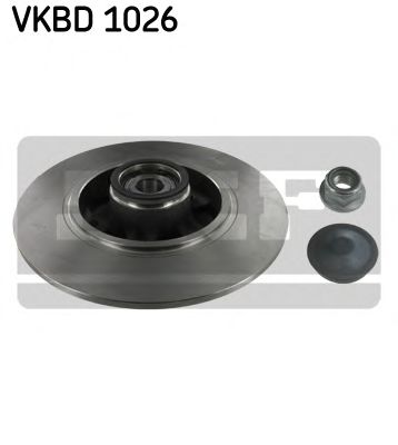VKBD 1026 SKF Brake System Brake Disc