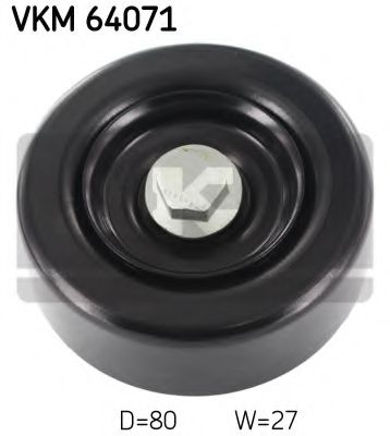 VKM 64071 SKF Deflection/Guide Pulley, v-ribbed belt