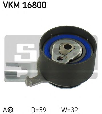 VKM 16800 SKF Tensioner Pulley, timing belt