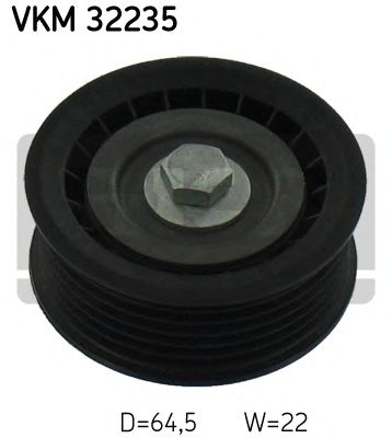 VKM 32235 SKF Deflection/Guide Pulley, v-ribbed belt