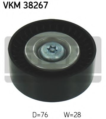 VKM 38267 SKF Belt Drive Deflection/Guide Pulley, v-ribbed belt