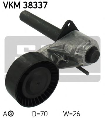 VKM 38337 SKF Tensioner Pulley, v-ribbed belt