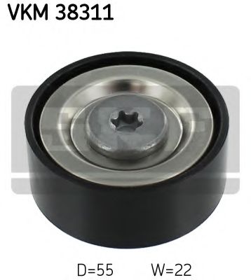 VKM 38311 SKF Паразитный / ведущий ролик, поликлиновой ремень