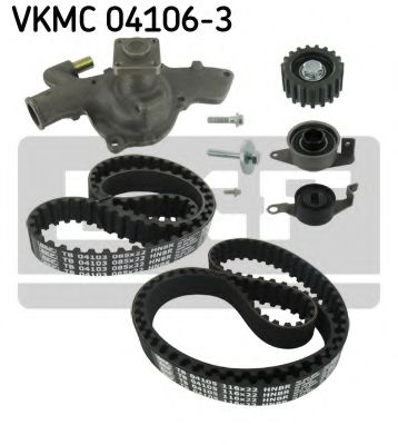 VKMC 04106-3 SKF Water Pump & Timing Belt Kit