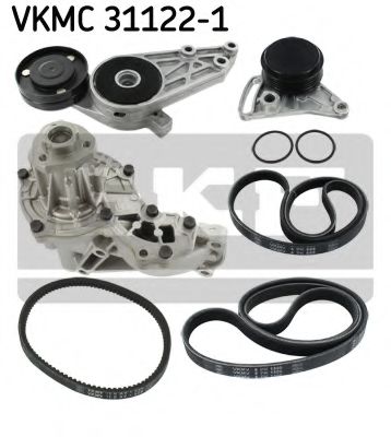VKMC 31122-1 SKF V-Ribbed Belt Set