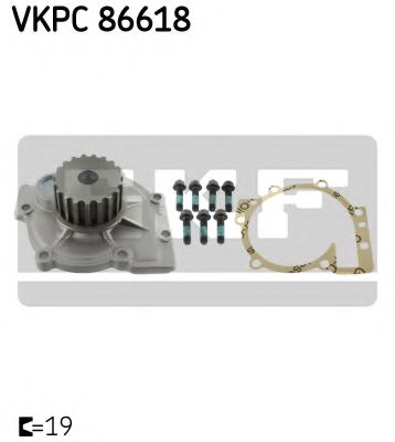 VKPC 86618 SKF Cooling System Water Pump