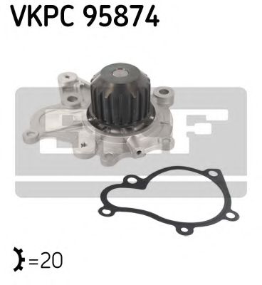 VKPC 95874 SKF Cooling System Water Pump
