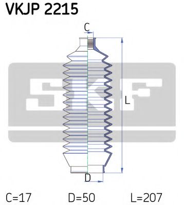 VKJP 2215 SKF Комплект пылника, рулевое управление