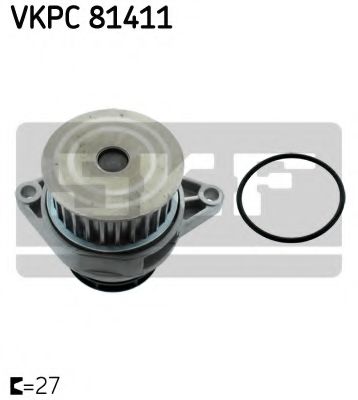 VKPC 81411 SKF Cooling System Water Pump