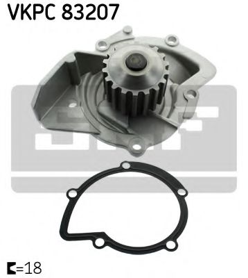 VKPC 83207 SKF Cooling System Water Pump