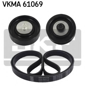 VKMA 61069 SKF Belt Drive V-Ribbed Belt Set
