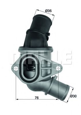 TI 109 70 BEHR Cooling System Thermostat, coolant