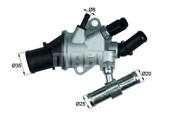 TI 157 88 BEHR Cooling System Thermostat, coolant