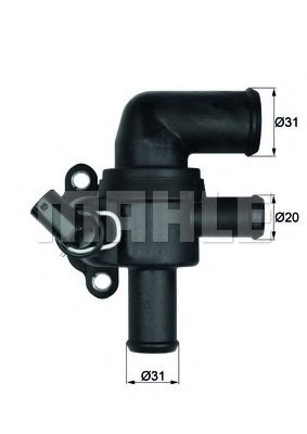 TI 53 90 BEHR Cooling System Thermostat, coolant