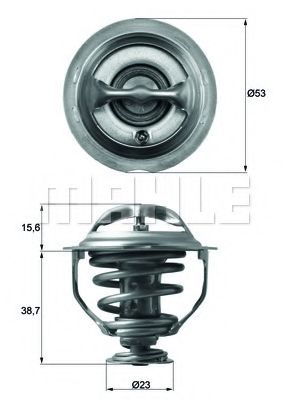 TX 117 95D BEHR Cooling System Thermostat, coolant