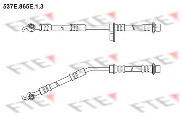 537E.865E.1.3 FTE Brake System Brake Hose