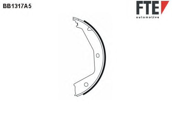 BB1317A5 FTE Brake System Brake Shoe Set, parking brake