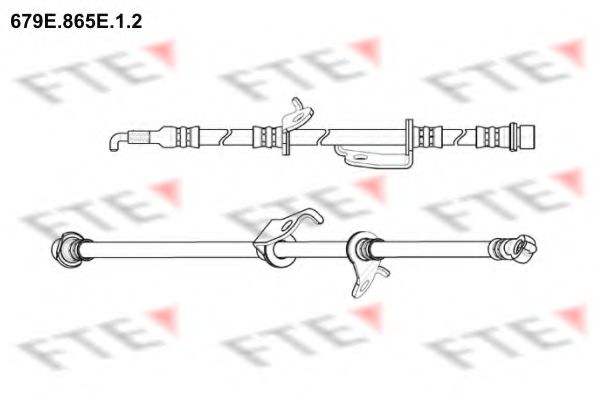 679E.865E.1.2 FTE Brake System Brake Hose