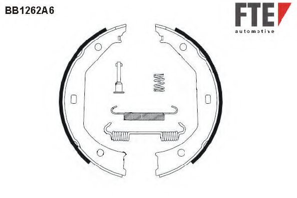 BB1262A6 FTE Brake System Brake Shoe Set, parking brake