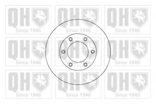 BDC5108 QUINTON+HAZELL Brake Disc