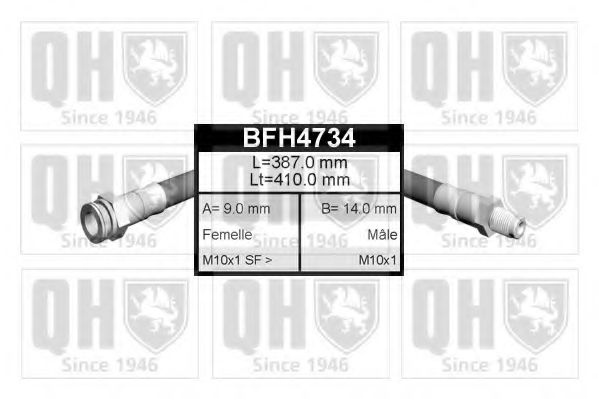 BFH4734 QUINTON+HAZELL Brake Hose