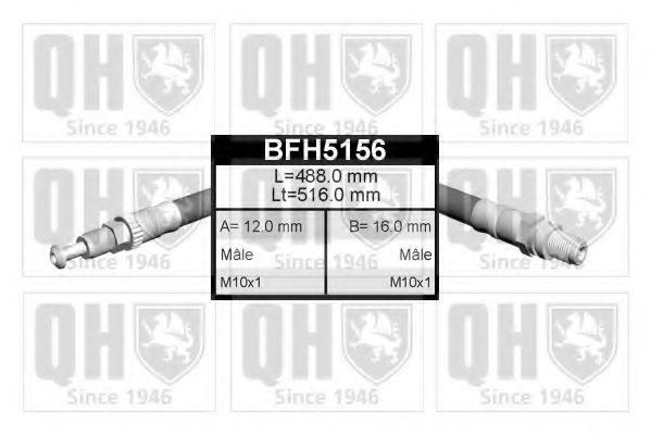 BFH5156 QUINTON HAZELL Bremsschlauch