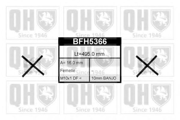 BFH5366 QUINTON HAZELL Bremsschlauch