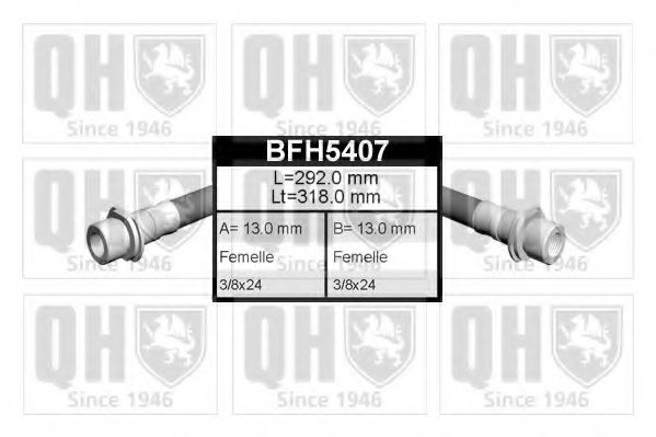 BFH5407 QUINTON HAZELL Bremsschlauch