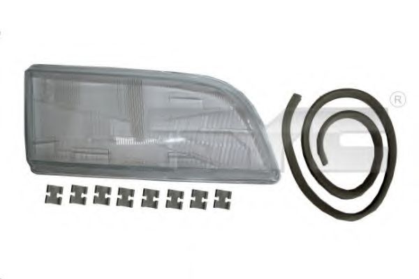 20-3730-LA-1 TYC Light Glass, headlight