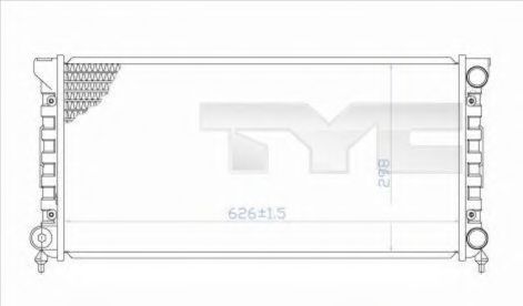 737-0033 TYC Cooling System Radiator, engine cooling