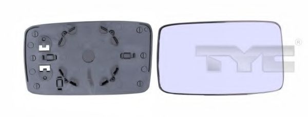 337-0003-1 TYC Mirror Glass, outside mirror
