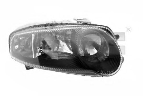 20-0122-15-2 TYC Headlight