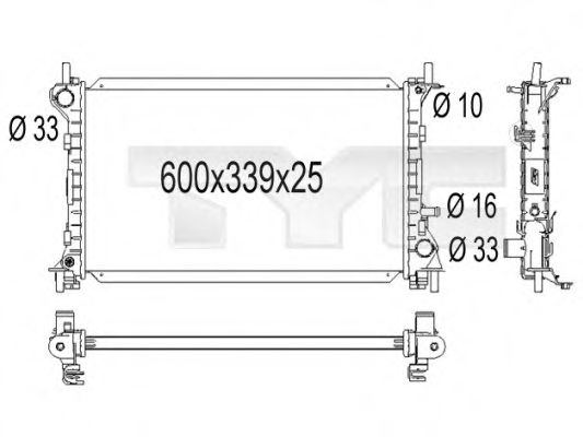 710-1001 TYC Standard Parts Seal Ring