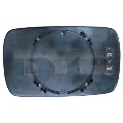 303-0001-1 TYC Body Mirror Glass, outside mirror
