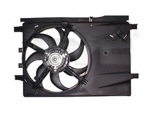 825-1010 TYC Fan, radiator