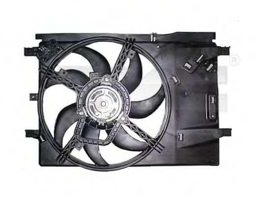 825-1011 TYC Cooling System Fan, radiator