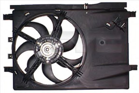 809-1001 TYC Cooling System Fan, radiator