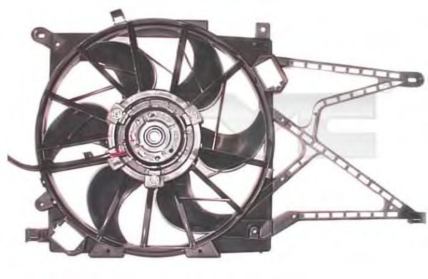 825-1017 TYC Fan, radiator