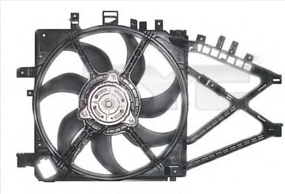 825-1020 TYC Cooling System Fan, radiator
