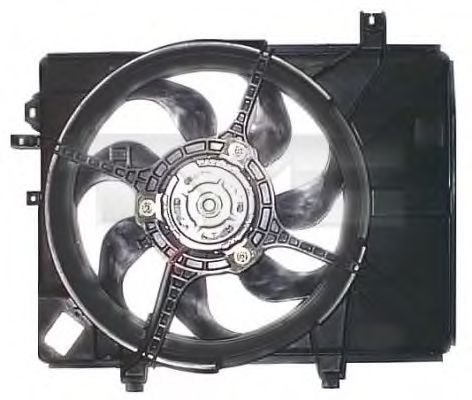813-1002 TYC Fan, radiator