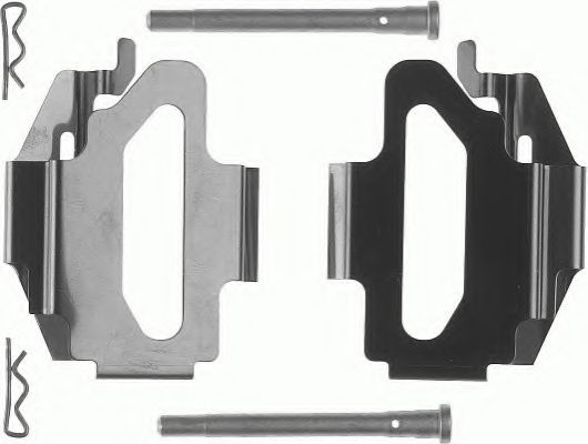 FBA512 FERODO Accessory Kit, disc brake pads