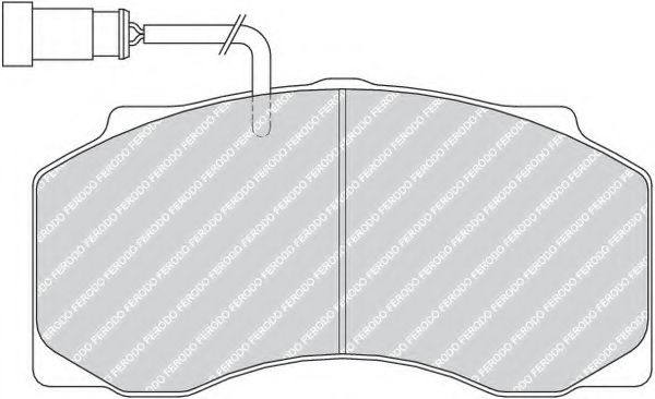 FCV1042 FERODO Brake Pad Set, disc brake