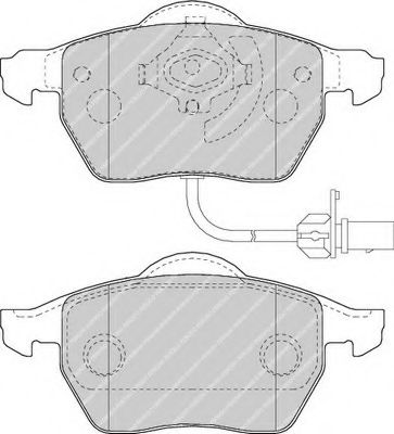 FDB1717 FERODO Brake Pad Set, disc brake